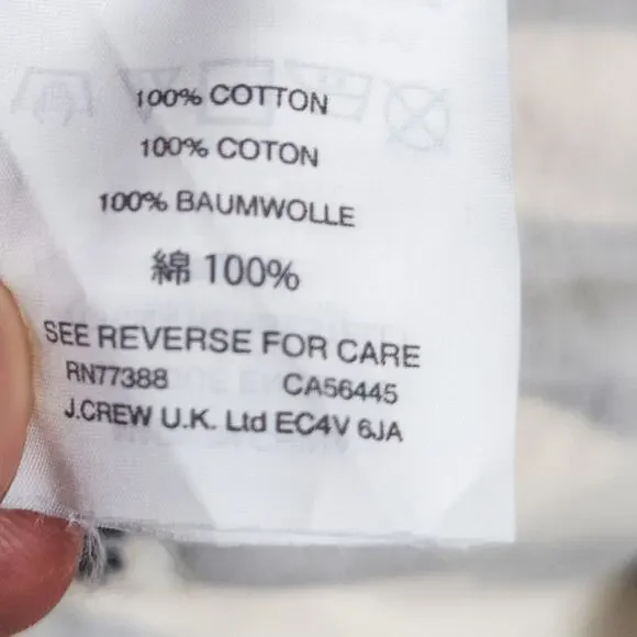 J.Crew Striped Top Black and White Ruffle Size XS Nautical Preppy - Picture 10 of 11